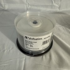 50 VERBATIM Blu-Ray 16X BD-R 25GB DataLifePlus White Inkjet Hub Printable 97339