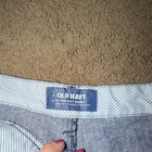 Old Navy Everyday Short Women's 8 Blue/White Polka Dot Chino Chambray Pockets — photo 3