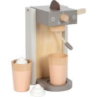Legler Small Foot Kaffeemaschinen-Set Tasty Rollenspielzeug Ab 3 Jahre Holz Grau