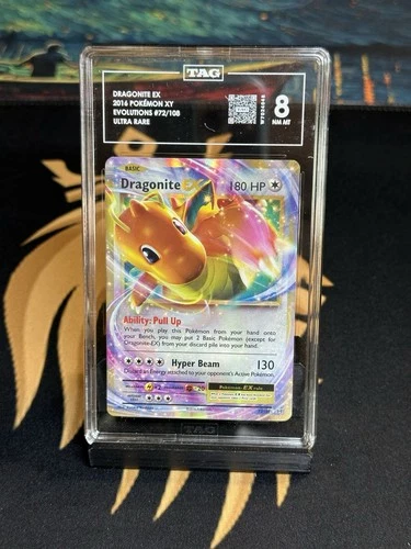 Dragonite EX 72/108 XY Evolutions CGC 8.5 NM/Mint+