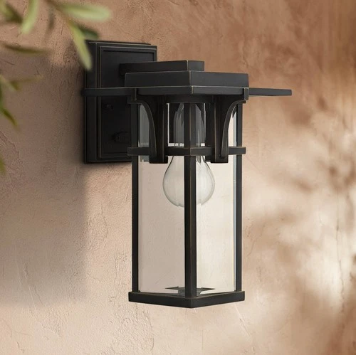Hinkley Manhattan 11 3/4" High Bronze Outdoor Wall Light - Picture 1 of 5