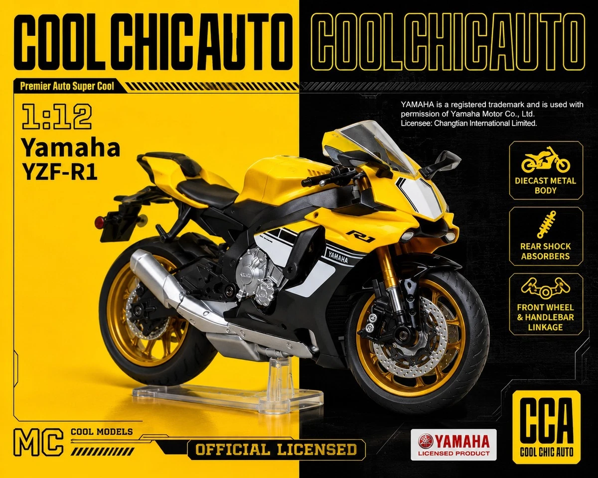 25+ Yamaha Yellow Diecast Motorcycles for sale | Updated Sep 2026