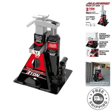 Powerbuilt 3 Ton All-in-One Hydraulic Bottle Jack & Jackstand - Compact & Safe
