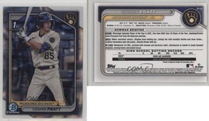 2024 Bowman Chrome Prospects Lava Refractor /399 Cooper Pratt #BCP-137