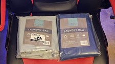 2 Pack Urban Habitat Pop-up Laundry Bag with Easy Carry Handles and Draw string