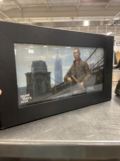 Grand Theft Auto IV PS3 PC Xbox 360 Blockbuster Video Promo Framed Art Print