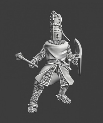 Northern Crusades Miniatures Medieval Warrior Bishop Hermann von Tartu of Dorpat