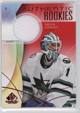 2024 Upper Deck SP Game Used Authentic Rookies Red Jersey Devin Cooley #252 6o3