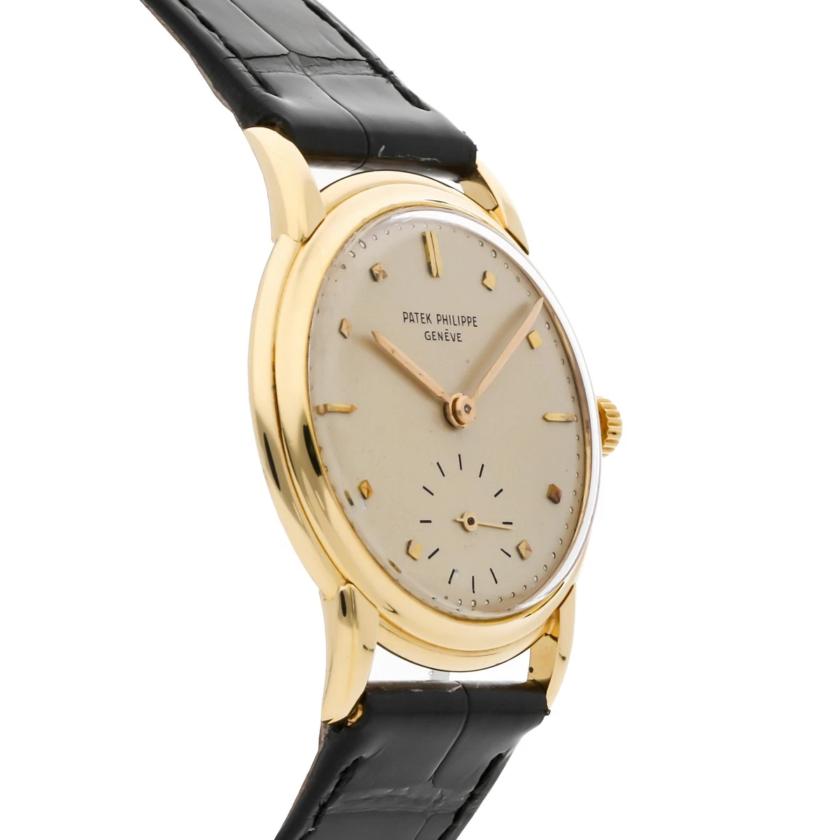 Reloj Patek Philippe Calatrava Oro Manual 34mm Esfera Marfil Correa 2500