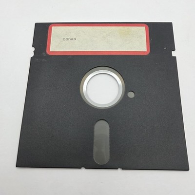 Conan Vintage Apple II Computer Game 5.25 Floppy Disk Untested As Is