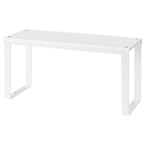 IKEA VARIERA White Shelf Insert – Stackable Kitchen Cupboard Organizer Stand