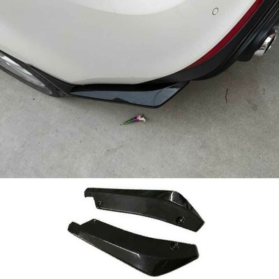 For Chevrolet Malibu 2016-2023 Glossy Black Rear Bumper Lip Spoiler Aprons Cover
