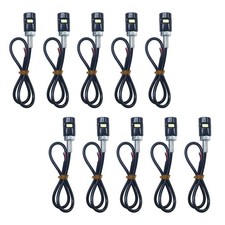 10pcs Car License Plate Light 12v Tag Screw Bolt Lamp Black