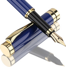 Luxury Fountain Pen,Fine Nib, Exquisite Pen Gift Set for Men&Women-Includes 10 I