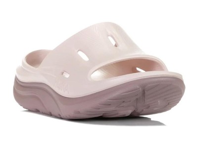 Cosmic Pearl Lgtwght HOKA U ORA Recovery Contoured Slide 3 Sandals NWT Unisex