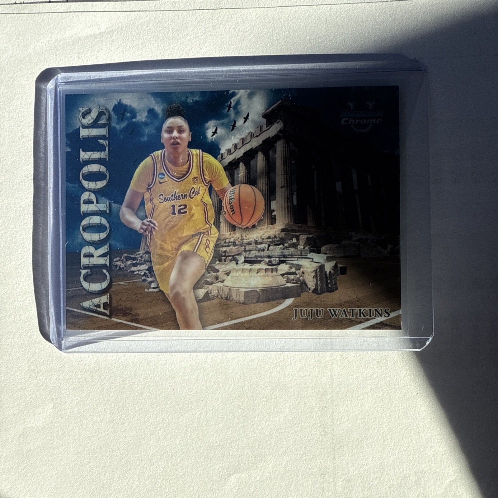 2024-25 Bowman Chrome JUJU Watkins Blue Refractor /150 Acropolis RC