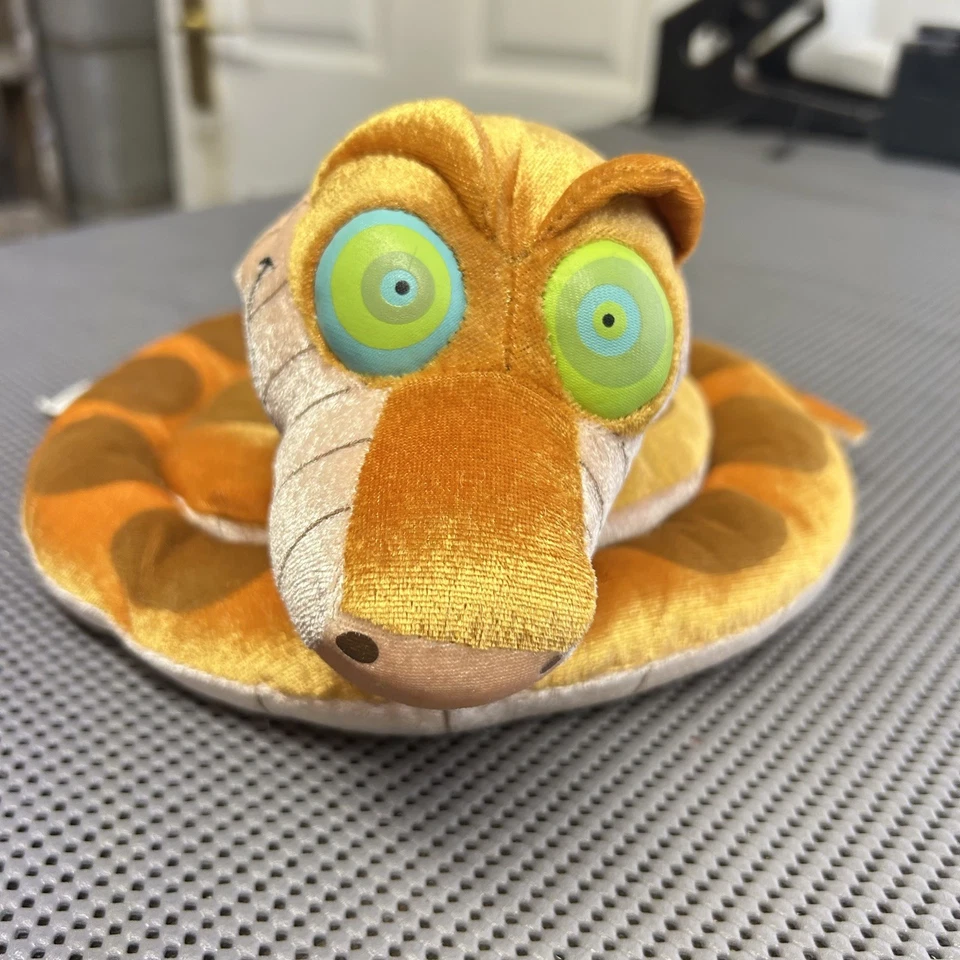 Disney Store Jungle Book Kaa Snake Plush Soft Toy Brown Orange 14 inch - Image 3 of 4