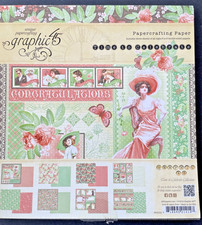 NEW Graphic 45 TIME TO CELEBRATE 12x12 Paper Pack Retired 2014 COMPLETE SET