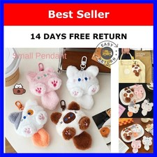 Plush Cat Keychain Backpack Pendant Cute Animal Bag Charm 4 Colors