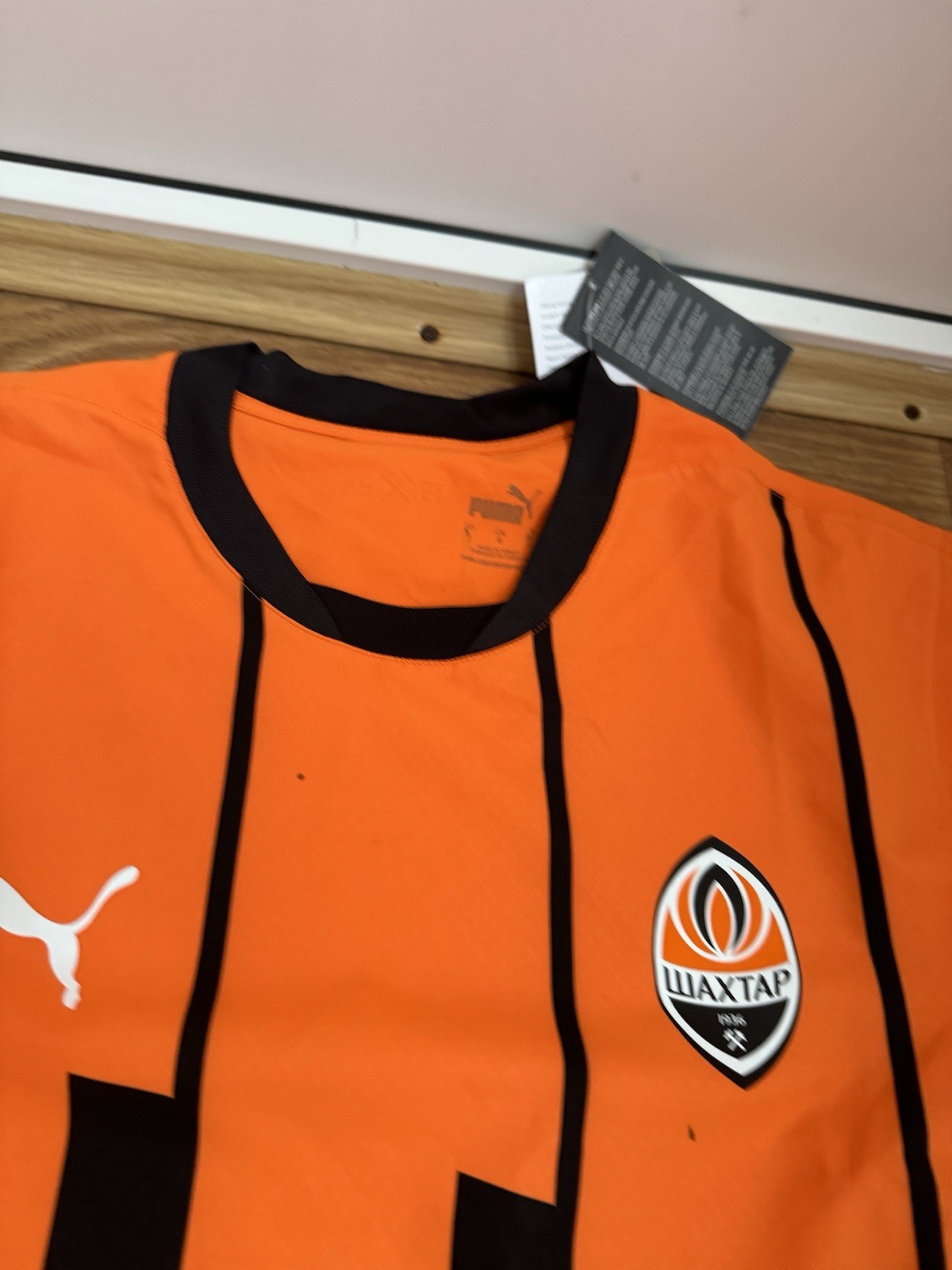 Shakhtar Donetsk 2023-2024 Away Authentic Jersey Player Issue Shirt  sz L thumbnail 5