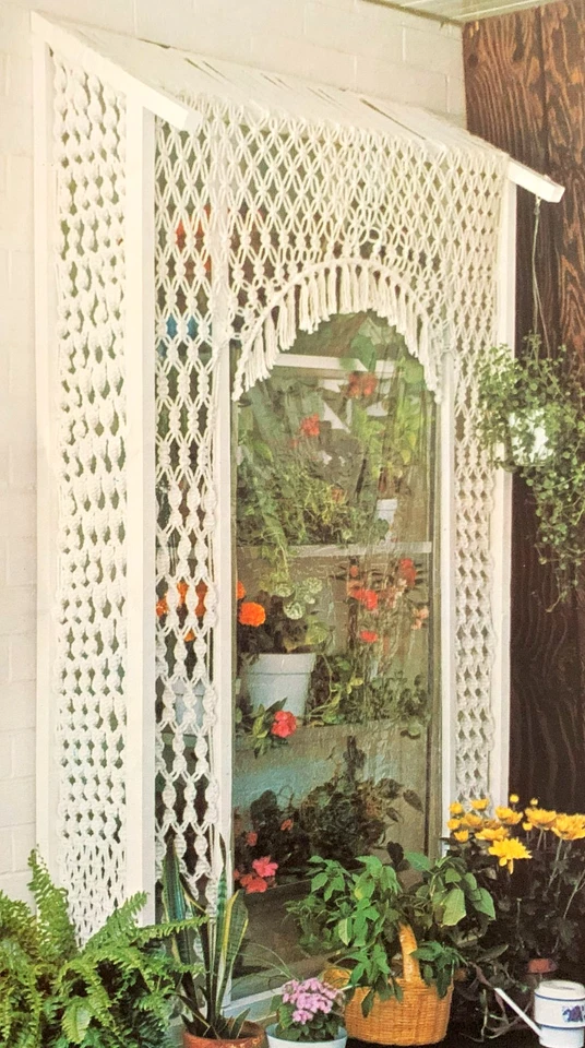 Boho Classics MACRAMEUNLIMITED 22 Project Patterns w Instructions Vtg 24 pg Book - Image 3 of 4