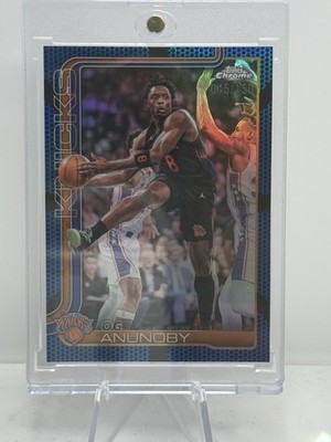 Topps Chrome 2024-25 OG Anunoby Serial Numbered /150 Knicks #43