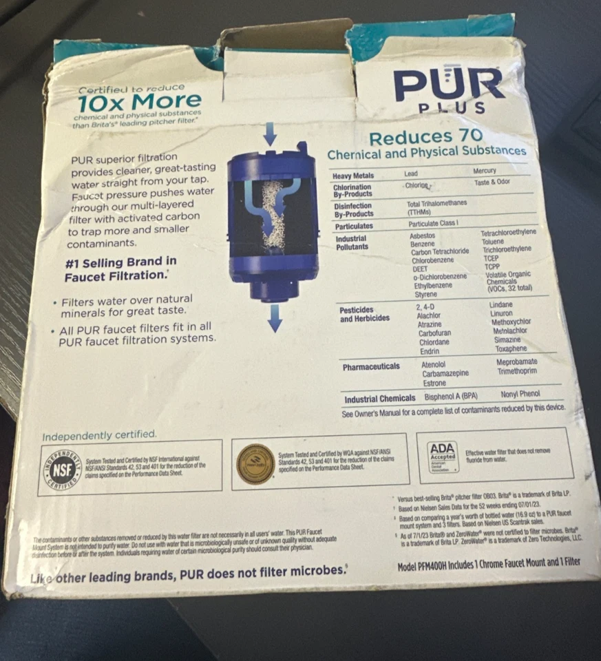 PUR Plus кран фильтрации воды PFM400H подержанный Бесплатная доставка Z64 - Изображение 2 из 2