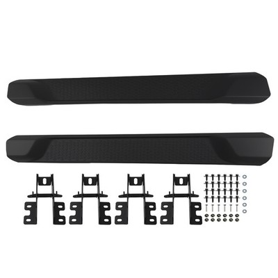 Black Running Board Side Steps for Jeep Wrangler JK 2-Door 2007-2018 600lbs Load