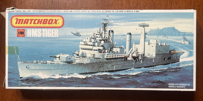 HMS Tiger - Matchbox 1/700 Scale Unassembled Plastic Ship Kit#PK-164 - 2 Kits