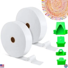 Ceoighe 2 Rolls 100 Yards Cotton Blend Quilt Batting Strips for Quilting & DIY