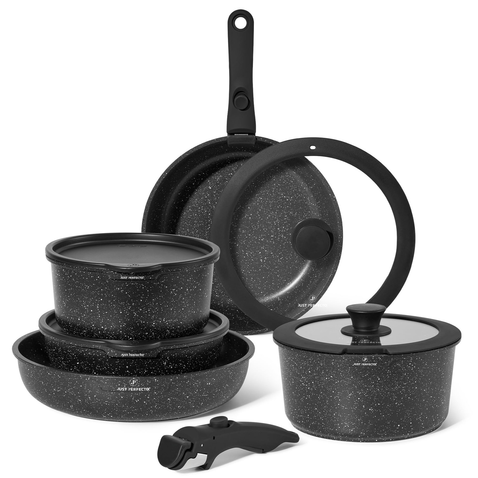 Batteria Pentole 11 Pezzi Economica e Completa - Just Perfecto