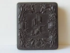 Civil War military theme 6th plate thermoplastic photograph case