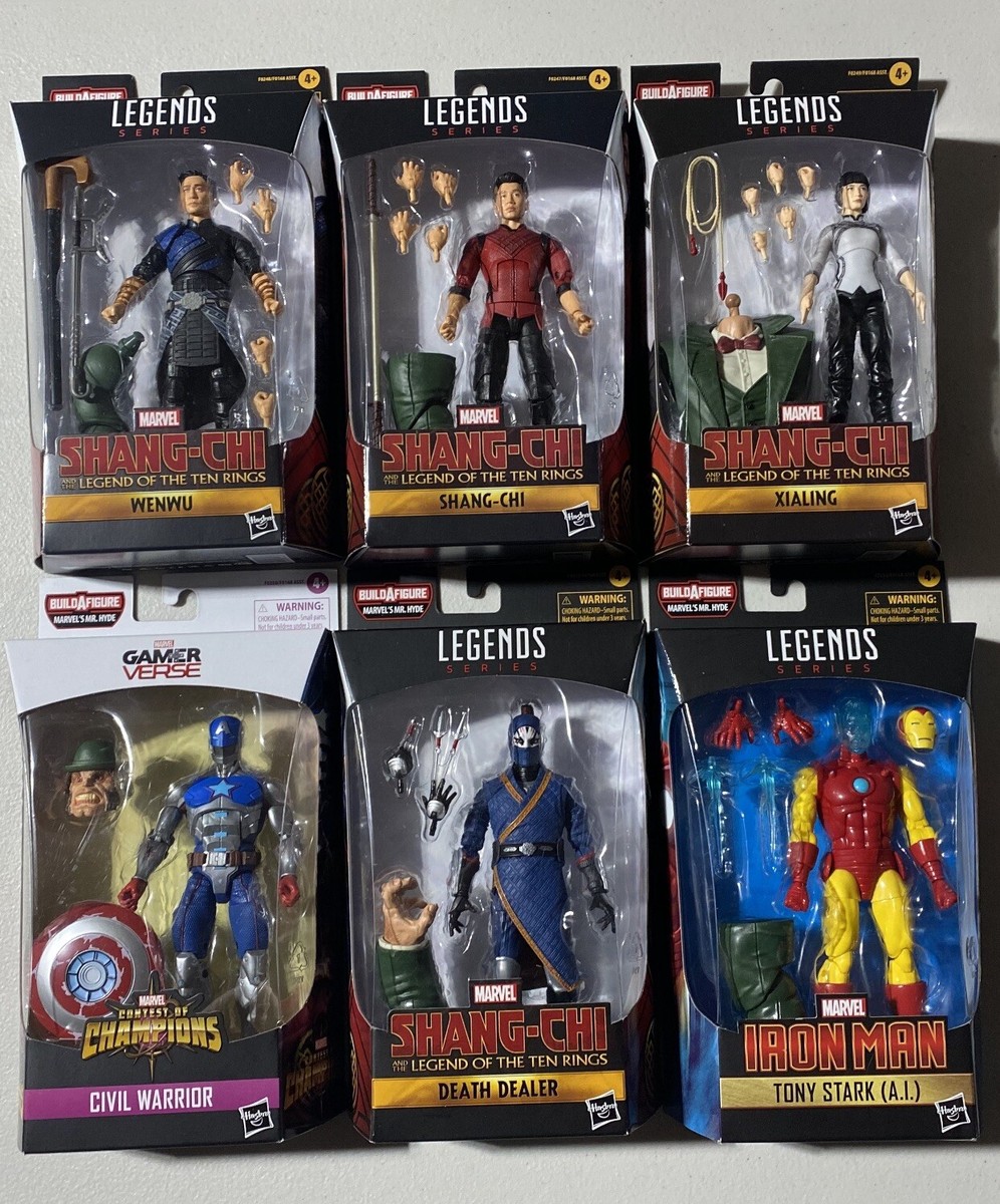 Marvel Legends Shang Chi Complete Set Mr. Hyde Build A