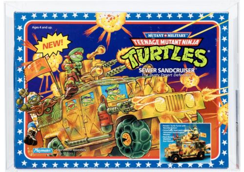 * 1 of 1 in AFA 85, None Higher! Ninja Turtles SEWER SANDCRUISER MIB MOC TMNT *