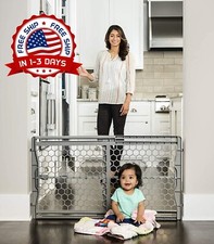 Barrera Para Perros Y Bebes "28-42" Puertas Perros Puerta De Seguridad Escalera.