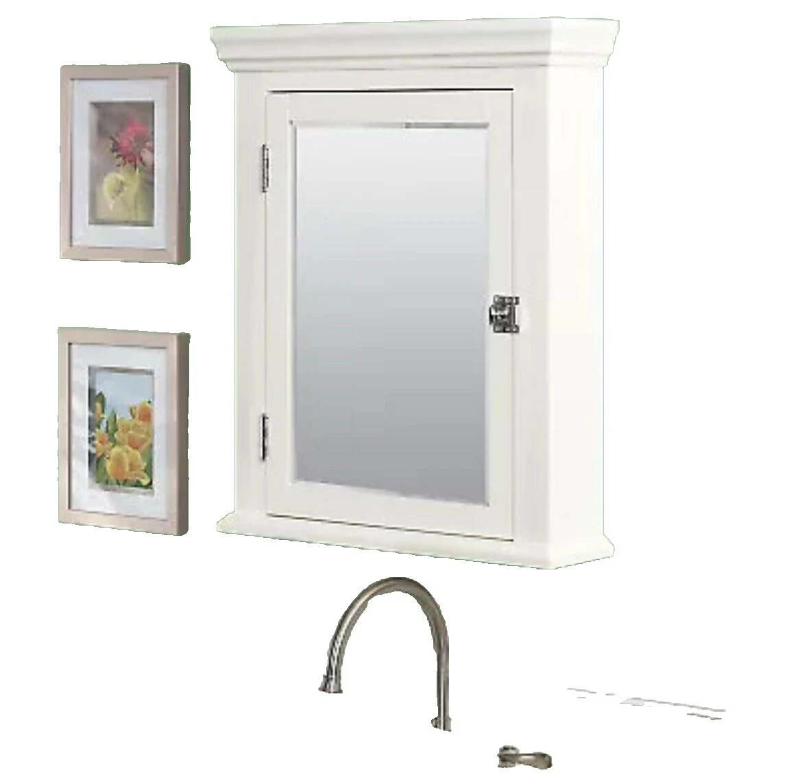 Zenith Bathroom Cabinets Glass Shelves