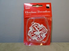 REVCO DELICATE WHITE DOVE OF PEACE 2.5” ORNAMENT NIP (CB2390)