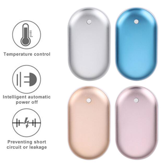 Portable USB Hand Warmer Pocket Heater Rechargeable Electric-Warmers Power P4Y1