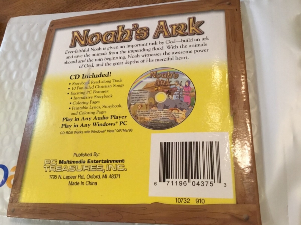 Noah's Ark + Read-Along Storybook CD + Sing-Along Songs