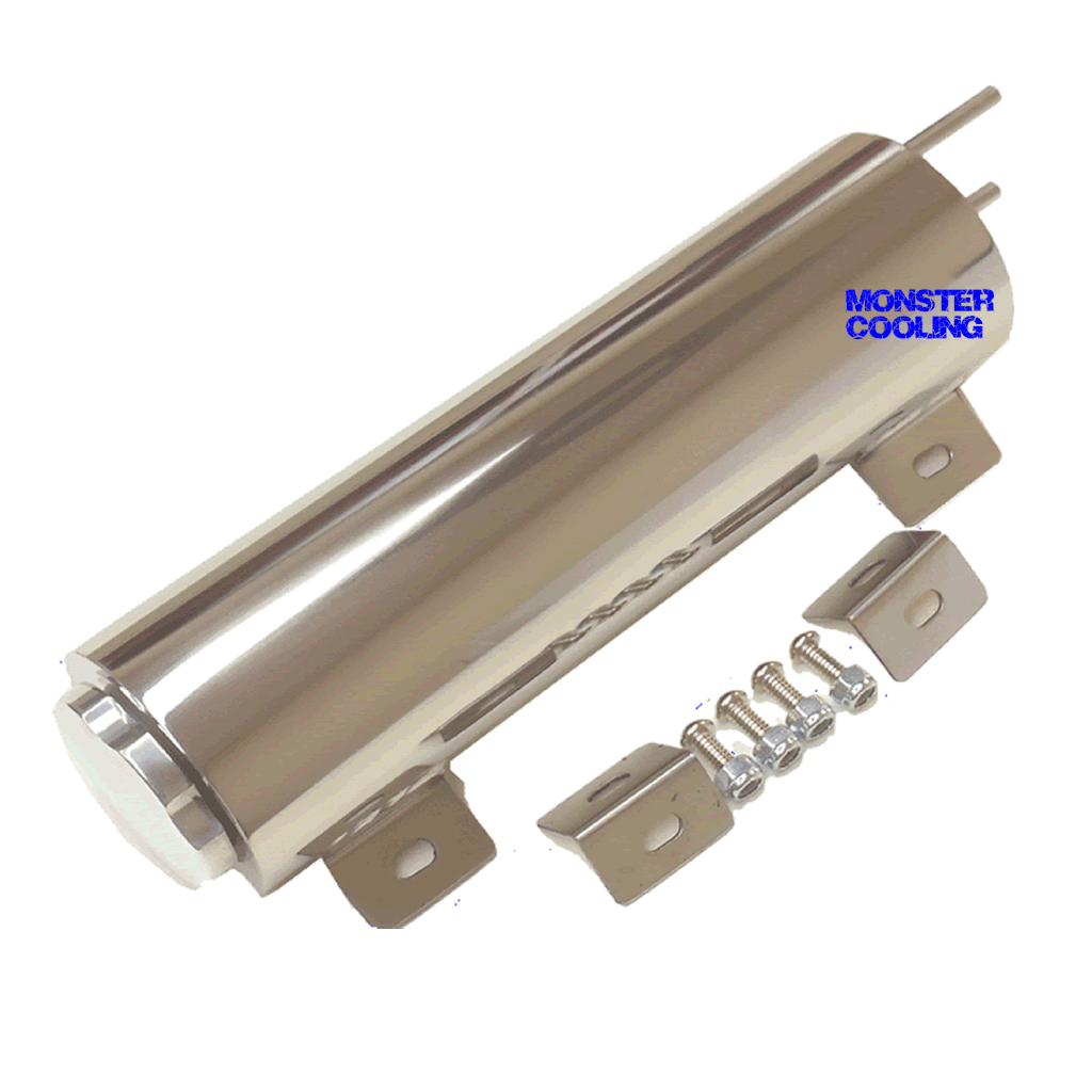 NEW 1960-1965 Cadillac Stainless Steel Overflow Tank//Catch Can,3/" x 10/"