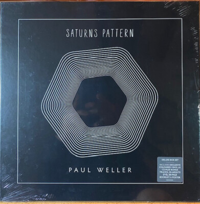 Paul Weller Saturns Pattern LP Deluxe Box with Blue vinyl + CD + DVD NEW SEALED