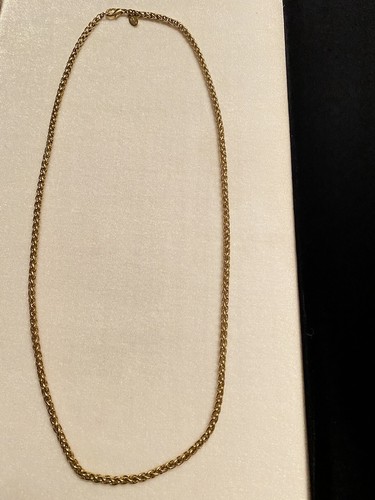 Nolan Miller Signed Gold Tone Rope Chain Necklace - Picture 18 of 24
