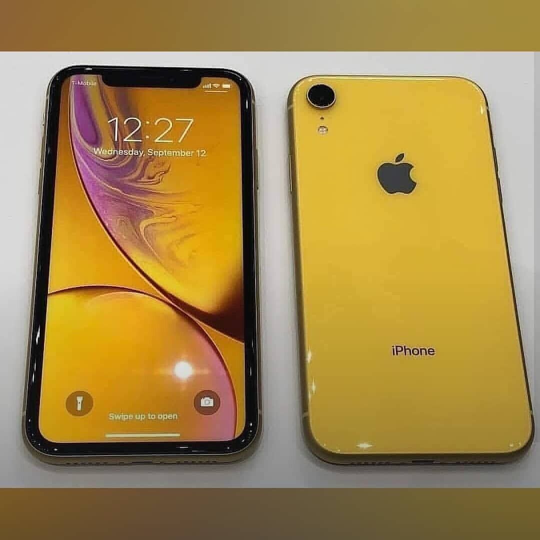 iPhone XR Yellow 64 GB au sim フリー 美品 アップル 売り出し廉価