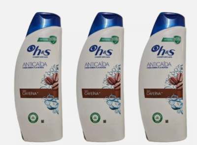 3x Head & Shoulders Anti-Haarausfall Prävention Shampoo mit Koffein 600ml