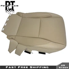 For 2007-2011 2012 Lexus ES350 Driver Bottom Seat Cover Perforated Leather Tan