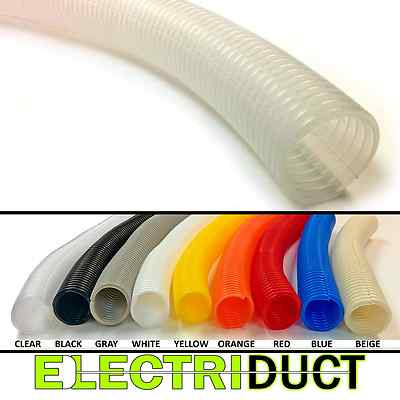 Split Wire Loom Flex Tubing Cable Conduit Polyethylene - Size & Color Options