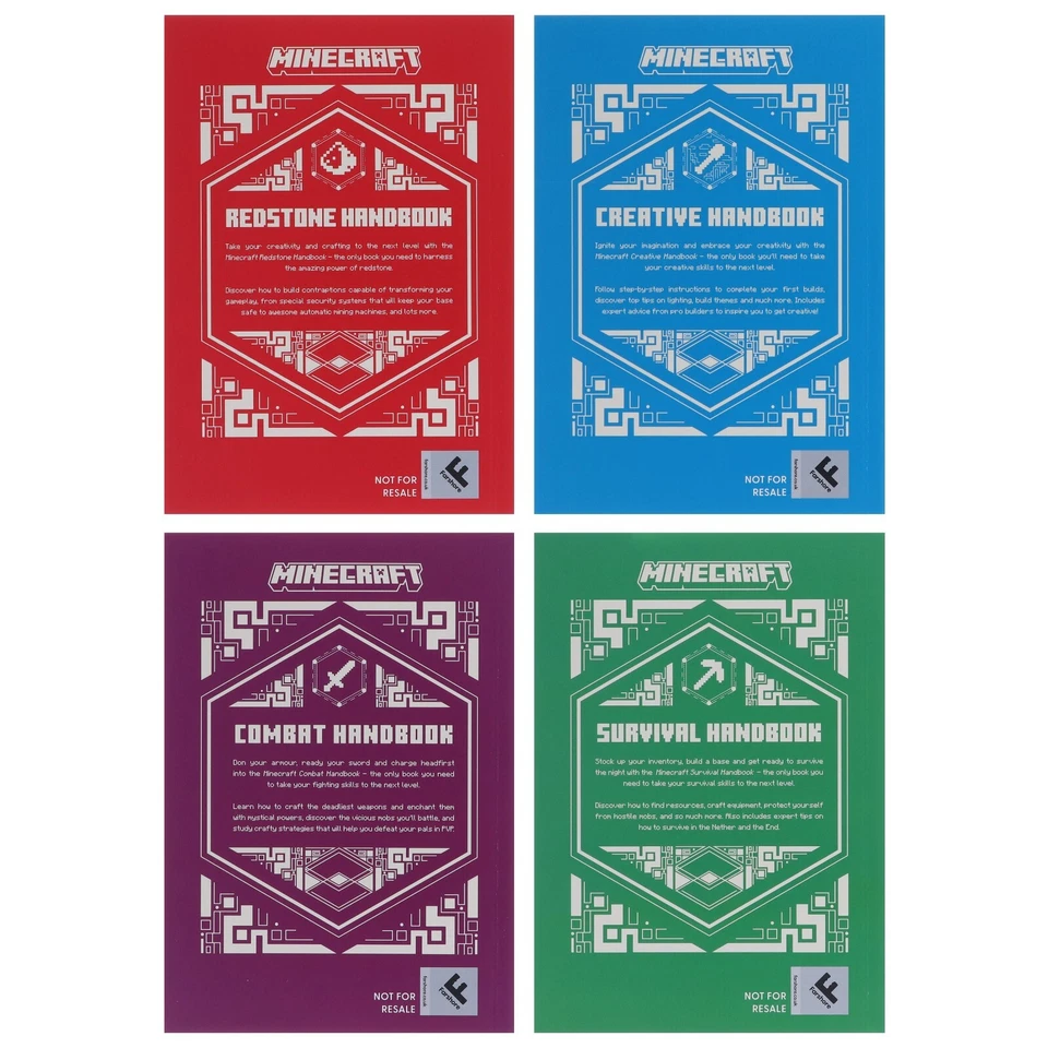 Minecraft Handbook Collection 4 books Collection Set - Ages 8-10 - Paperback - Image 3 of 4