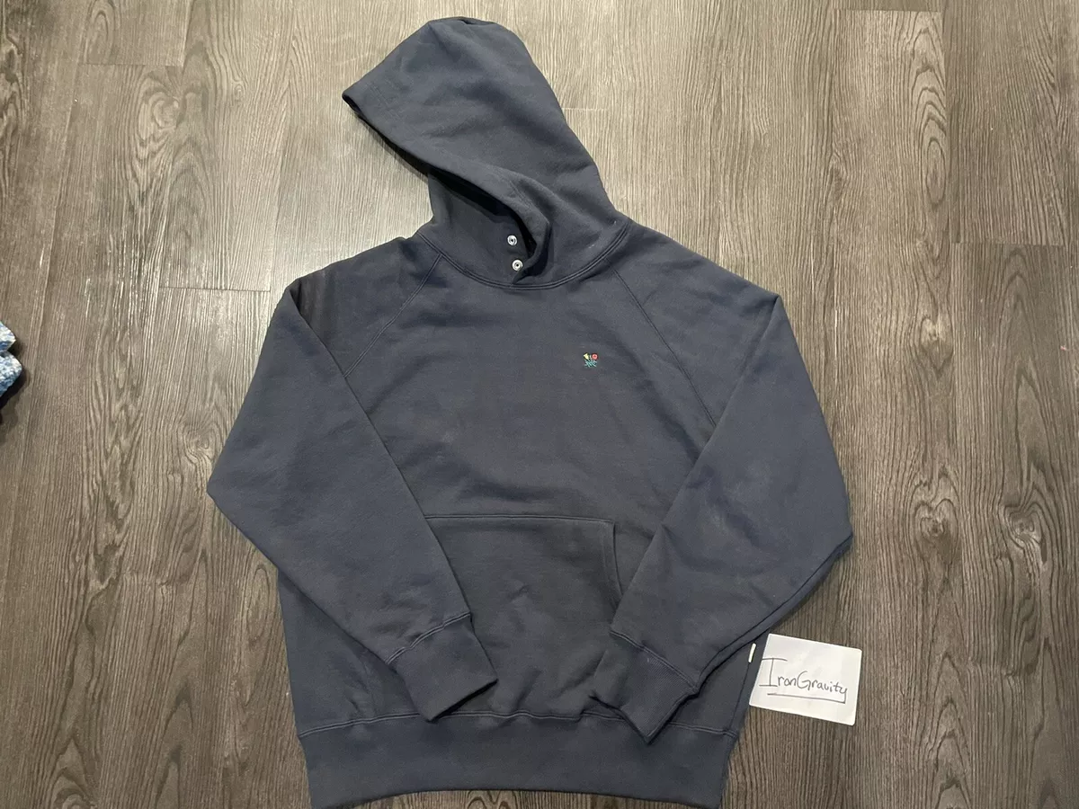 Aimé Leon Dore ALD Double Snap Crest Hoodie Navy Size XL