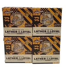 ( LOT OF 4 ) Dr Squatch Soap LEATHER Of THE LOYAL Harry Potter Hufflepuff House 