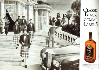 Werbung Advertising 1023 1986 Scotch Whisky Classic Black Label 5 2 Seiten